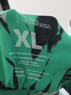 Green Tie-Dye Short Sleeve Tee - XL